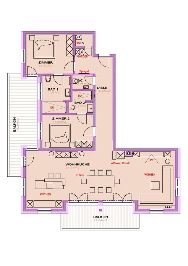 Alpin Penthouse Hollersbach Apartamento Hollersbach im Pinzgau Exterior foto